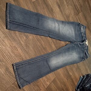 Stylish Blue Straight Leg Women's Jeans
